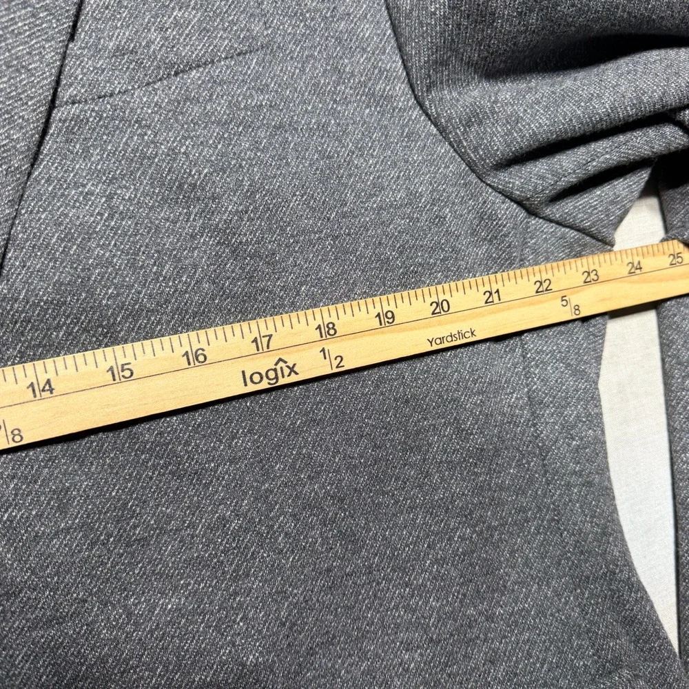 Faherty Blazer Mens XL Gray Solid Ideal Blazer MTF1902-GRY Reserve Knit Japan